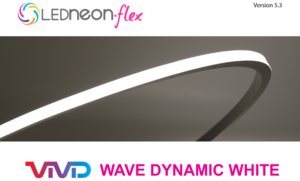 GLLS VIVID WAVE DYNAMIC WHITE LED NEON FLEX (PVC)